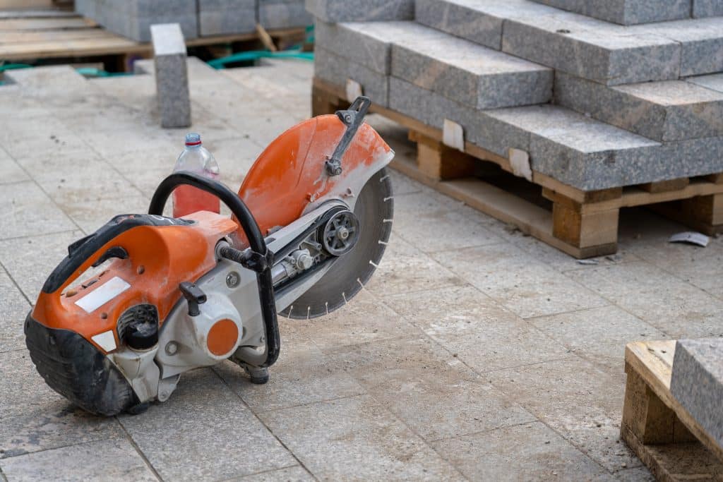 hardscape installation